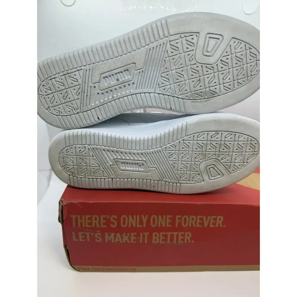 PUMA Caven 2.0 Running Sneaker Big Kids US 4 White Lace-Up Low Top 39383702